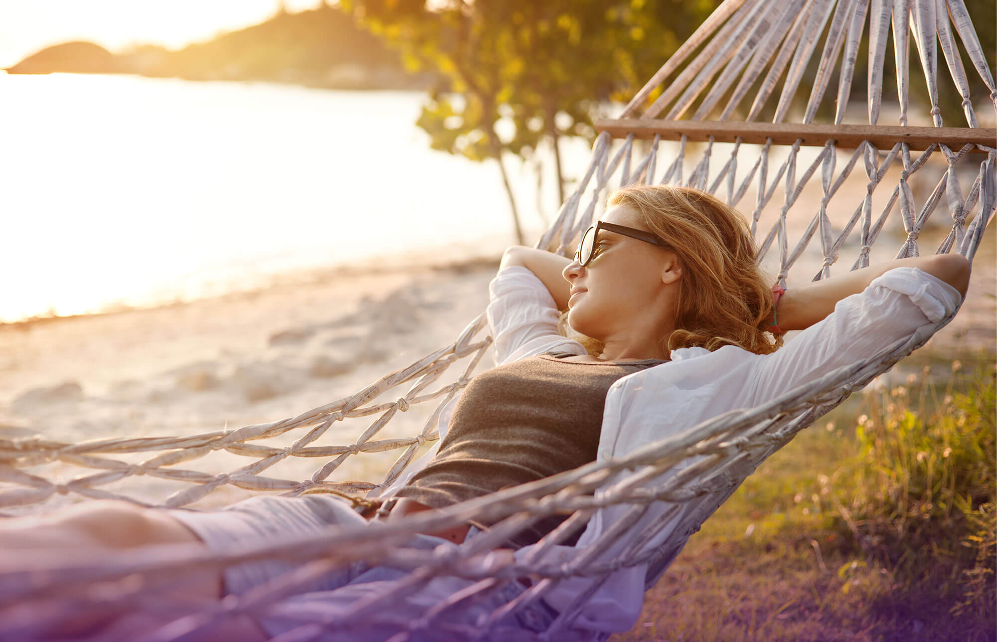 Women resting on beach blog image